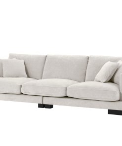 Tuscany sofa in cream front angled view