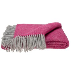 Southampton Hydrangea pink throw