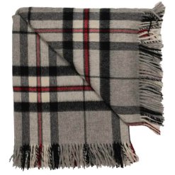 Tartan Grey throw