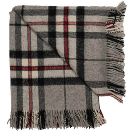 Tartan Grey throw