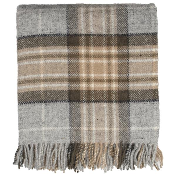 Tartan Tweed New Wool Blanket - Fluffy Winter