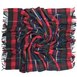 Tartan kilgour blanket flat view