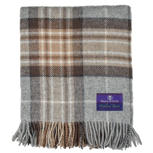Tartan Tweed New Wool Blanket - Fluffy Winter - Image 2