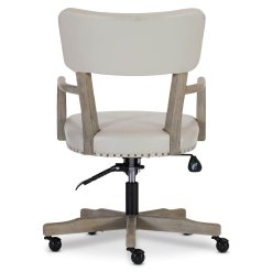 Albion Office Chair with castors at an back view.