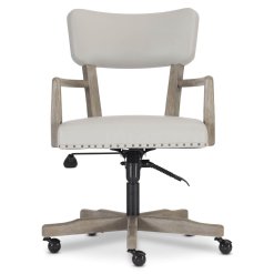 Albion Office Chair with castors at an front view.