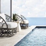 Bali lifestyle view with pool
