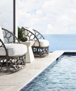 Bali lifestyle view with pool