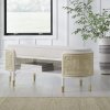 Beale woven cane in white, lifestyle view.