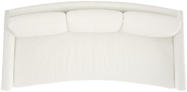 Ivory Bench Sofa top view