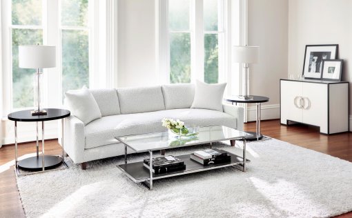 Ivory Bench Sofa lifestyle