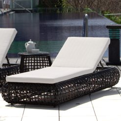 Dynasty Chaise in Black Mushroom lifestyle