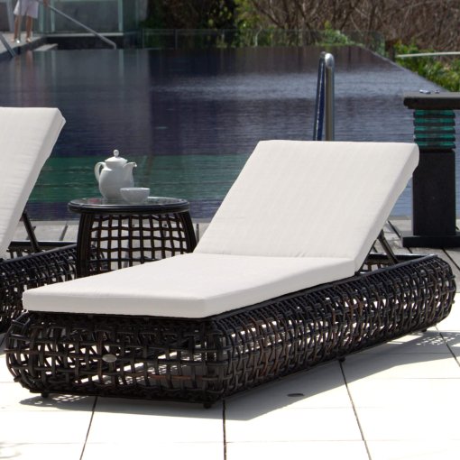Dynasty Chaise in Black Mushroom lifestyle