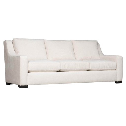Germaine sofa in off-white color showing front angles view.
