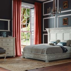 French Country Mahogany Bed