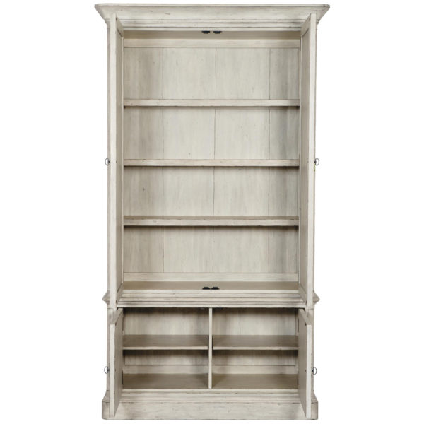 Mirabella storage cabinet open front view