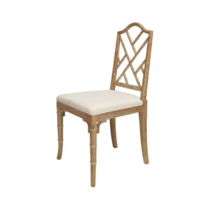 Cerused Oak chair angle