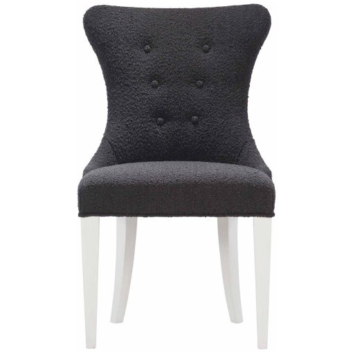 Black Boulce Side chair front view