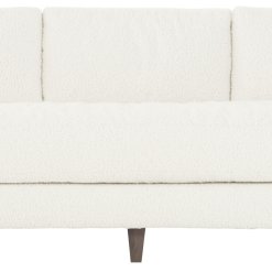 Ivory bench sofa front view