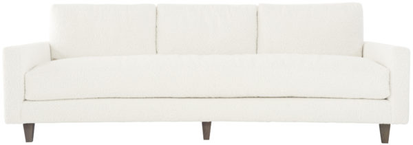 Ivory bench sofa front view