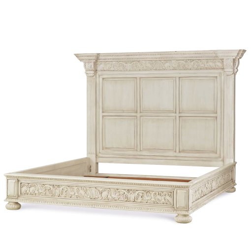 French Country Mahogany Bed - Image 2