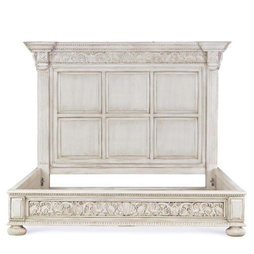 French Country Mahogany Bed - Image 4