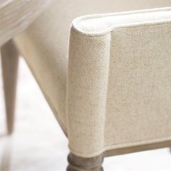 Santa Barbara chair closeup of the side arm.