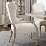 Santa Barbara dining room upholstered arm chair lifestyle