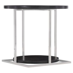 Figured Onyx Side Table angled view