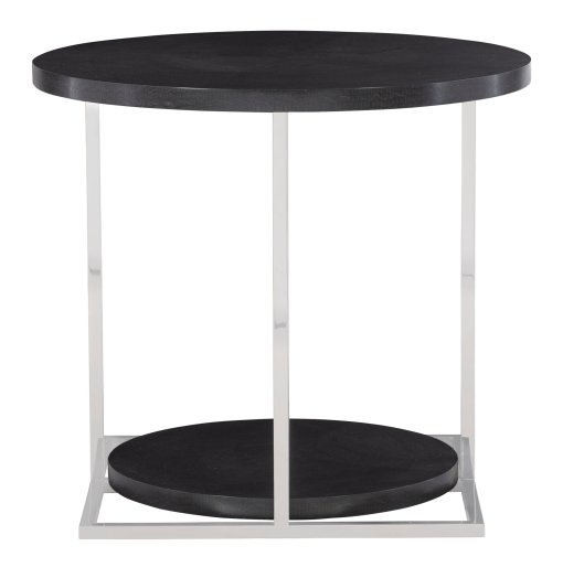 Figured Onyx Side Table front view