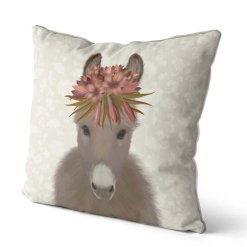 Bohemian Donkey pillow side view