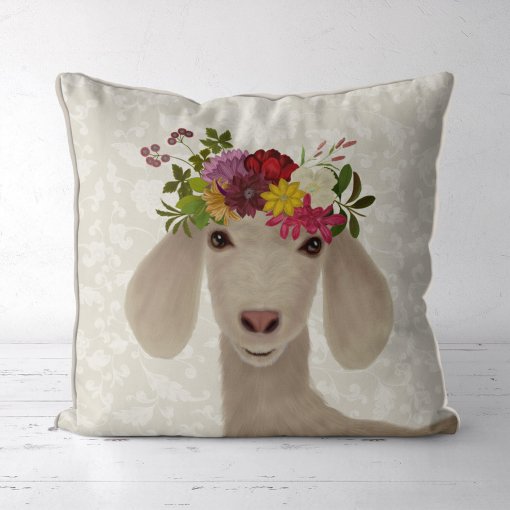 Bohemia Goat Pillow front view