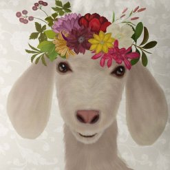 Bohemia Goat Pillow closeup