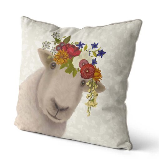 Fancy Sheep with Floral Crown - Image 2
