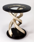 Gold Swirl side table