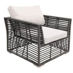 Panama Jack Graphite Lounge chair only
