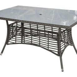 Panama Jack Rectangle Dining Table white background