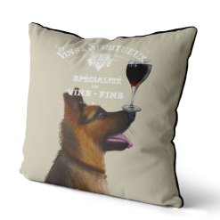 German Shepherd au vin side