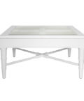 Noreen coffee table in white, front view