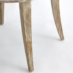 Adelaide chair leg closeup.