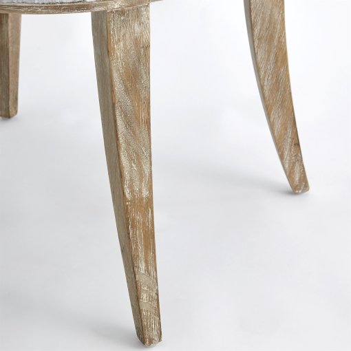 Adelaide chair leg closeup.