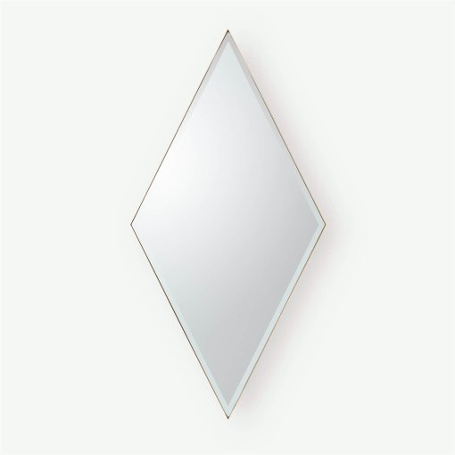 Diamond shaped mirror