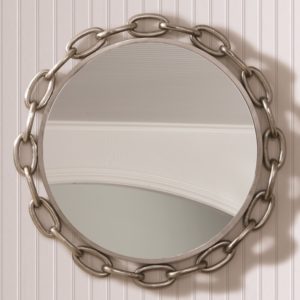 Linked nickel finished mirror