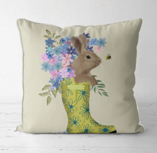 Welly with Bunny Rabbit Pillow
