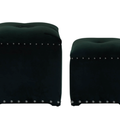 Green cubes side angle