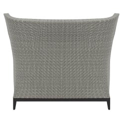 Captiva outdoor chair and 1/2 product shot back view.