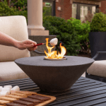 Concrete cone bonfire lifestyle