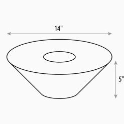 Concrete Bonfire Pit dimensions