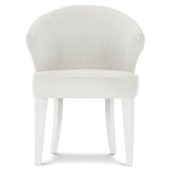 Silhouette Ivory arm chair front view.