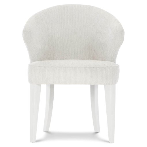 Silhouette Ivory arm chair front view.