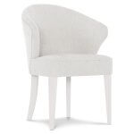 Silhouette arm chair angled view.